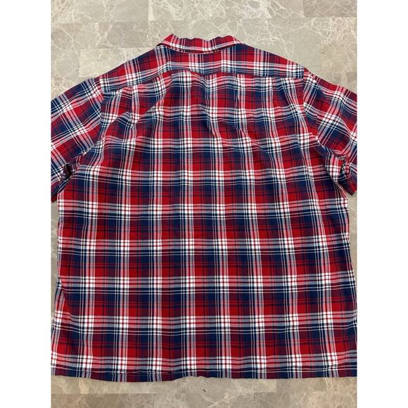 Polo Ralph Lauren Men's Camp Shirt Classic Fit Size XL Red Plaid Oxford - Picture 8 of 10